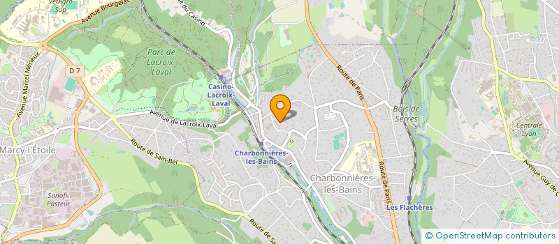 localisation de l'entreprise 848 196 028   CHARBONNIERES-LES-BAINS