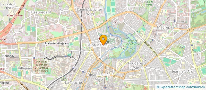 localisation de l'entreprise 848 207 635   RENNES