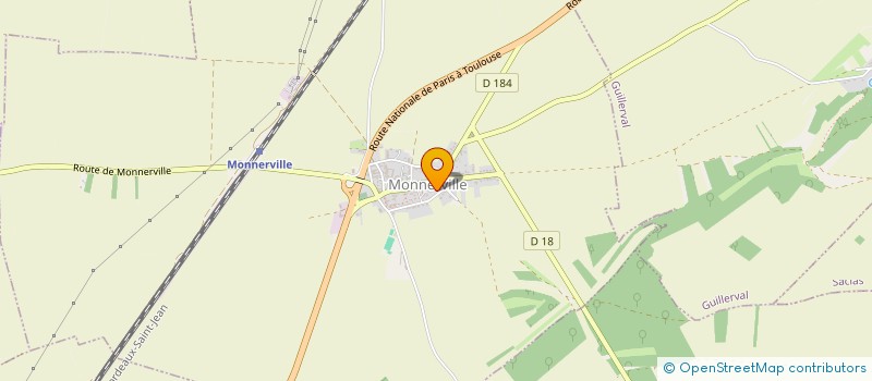 localisation de l'entreprise 848 229 621   MONNERVILLE