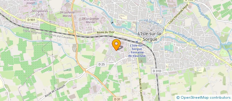 localisation de l'entreprise 848 252 615 à LE THOR