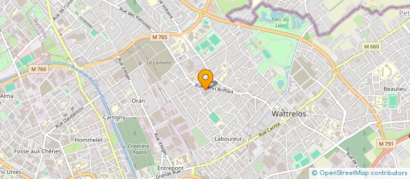 localisation de l'entreprise 848 279 550 à WATTRELOS
