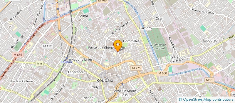 localisation de l'entreprise 848 282 943   ROUBAIX