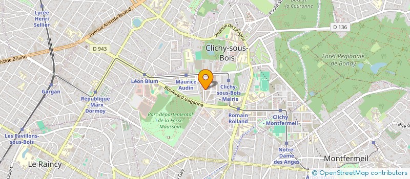 localisation de l'entreprise 848 290 755  à CLICHY SOUS BOIS
