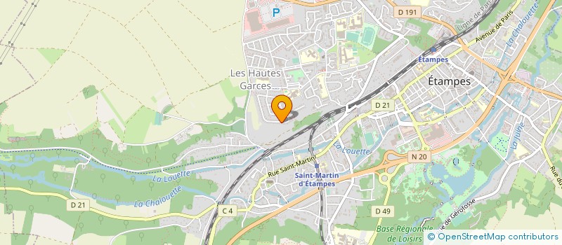 localisation de l'entreprise 848 316 790 à ETAMPES