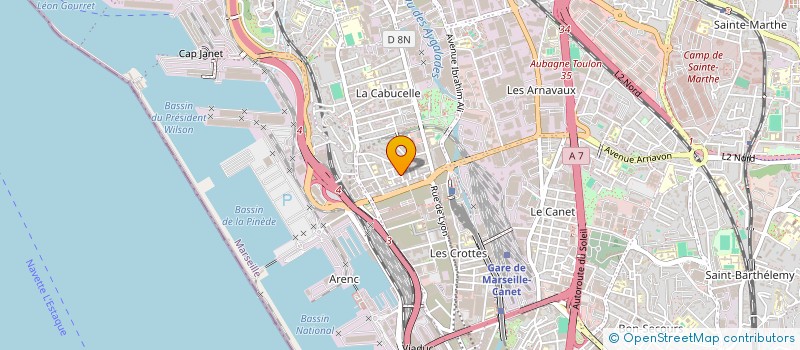 localisation de l'entreprise 848 336 186 à MARSEILLE