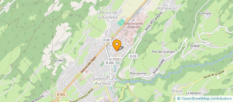 localisation de l'entreprise 848 336 277   PONTCHARRA