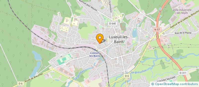 localisation de l'entreprise 848 337 465   LUXEUIL-LES-BAINS