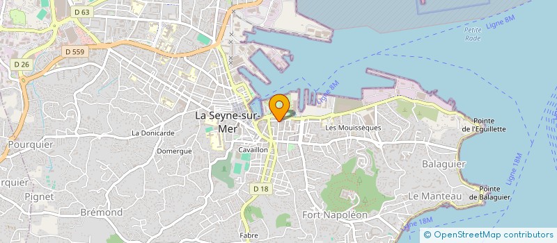 localisation de l'entreprise 848 346 839   LA SEYNE-SUR-MER