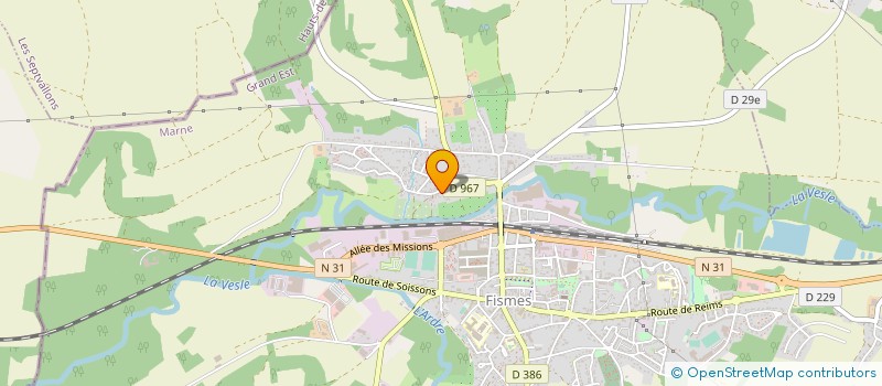 localisation de l'entreprise 848 353 074   FISMES