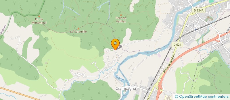 localisation de l'entreprise 848 390 530 à CRAMPAGNA