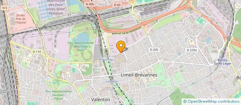 localisation de l'entreprise 848 390 621   LIMEIL-BREVANNES