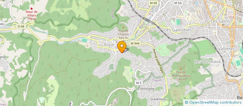 localisation de l'entreprise 848 409 371   ROYAT