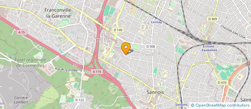 localisation de l'entreprise 848 424 008   SANNOIS