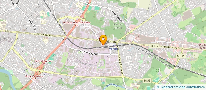 localisation de l'entreprise 848 431 490 à VERTOU