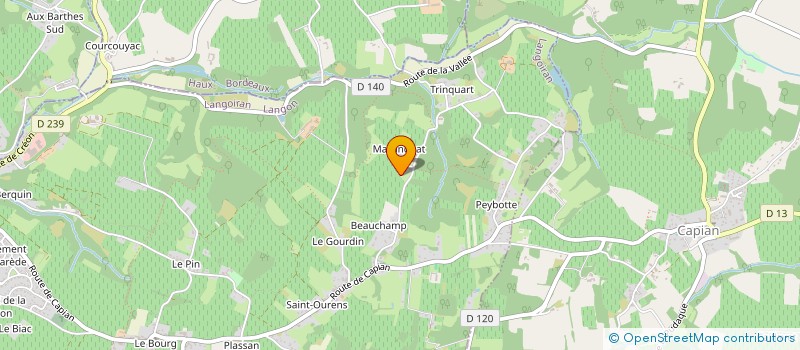 localisation de l'entreprise 848 443 503   MOELAN-SUR-MER