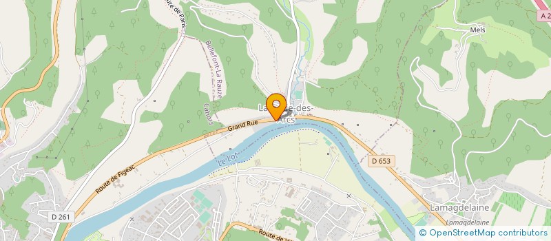 localisation de l'entreprise 848 447 009   BELLEFONT-LA RAUZE