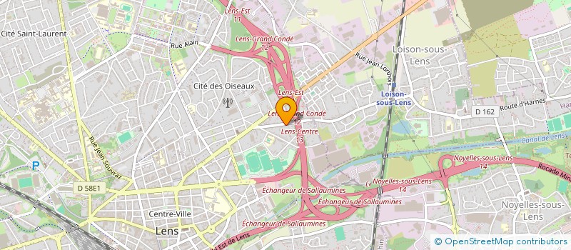 localisation de l'entreprise 848 520 102   LENS