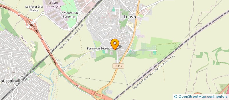 localisation de l'entreprise 848 532 438   LOUVRES