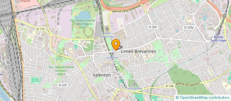 localisation de l'entreprise 848 610 325   LIMEIL-BREVANNES