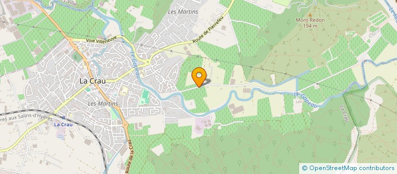 localisation de l'entreprise 848 615 613   LA CRAU