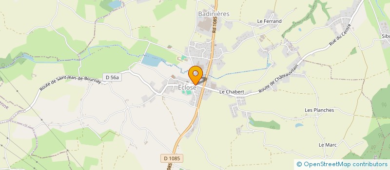 localisation de l'entreprise 848 619 326   ECLOSE-BADINIERES