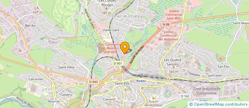localisation de l'entreprise 848 622 858 à ONET-LE-CHATEAU