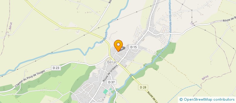 localisation de l'entreprise 848 624 805   BERAT