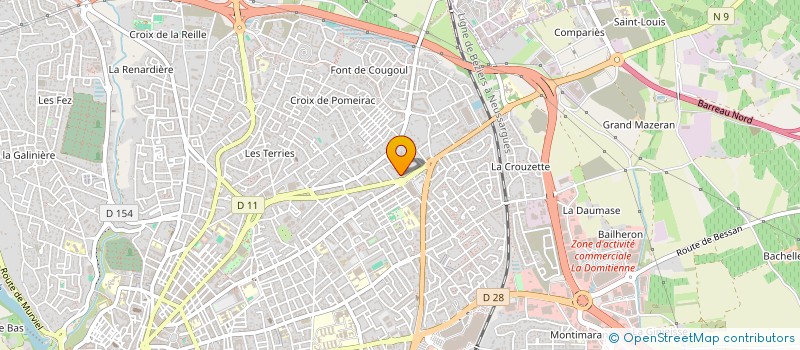 localisation de l'entreprise 848 646 337   BEZIERS