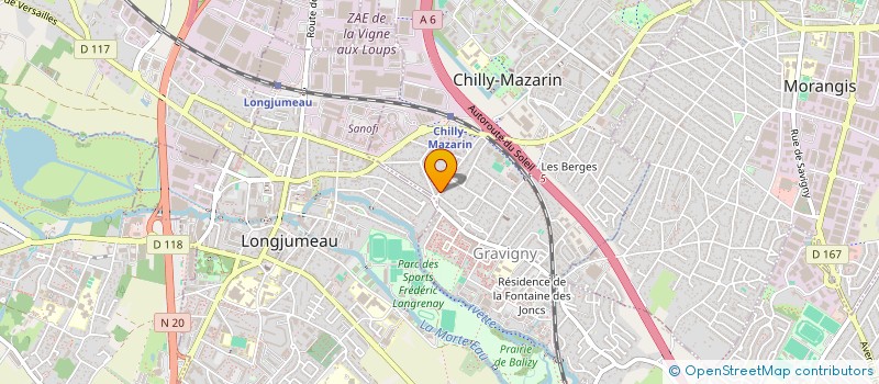 localisation de l'entreprise 848 665 345   CHILLY-MAZARIN