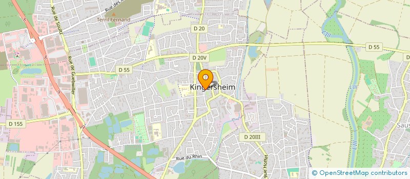 localisation de l'entreprise 848 680 989   KINGERSHEIM