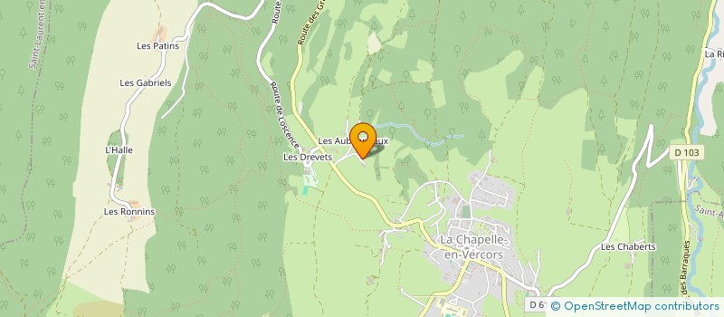 localisation de l'entreprise 848 682 951  à LA CHAPELLE-EN-VERCORS