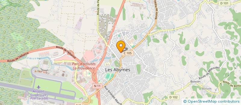 localisation de l'entreprise 848 710 372 à LES ABYMES
