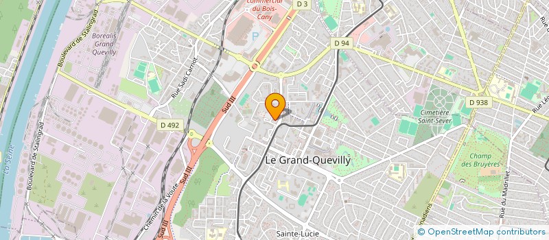 localisation de l'entreprise 848 723 136   LE GRAND-QUEVILLY