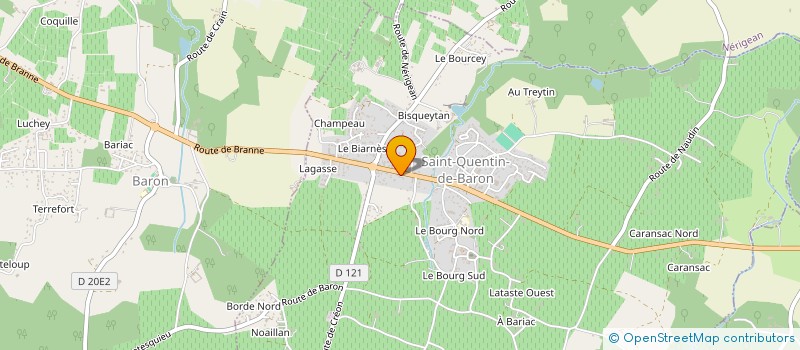 localisation de l'entreprise 848 759 643   SAINT-QUENTIN-DE-BARON