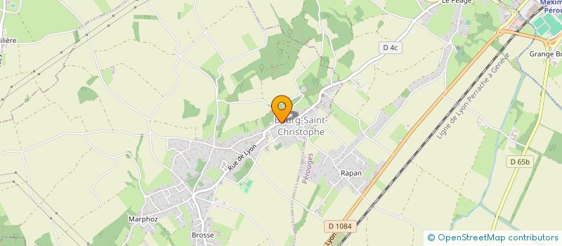 localisation de l'entreprise 848 764 684   BOURG-SAINT-CHRISTOPHE