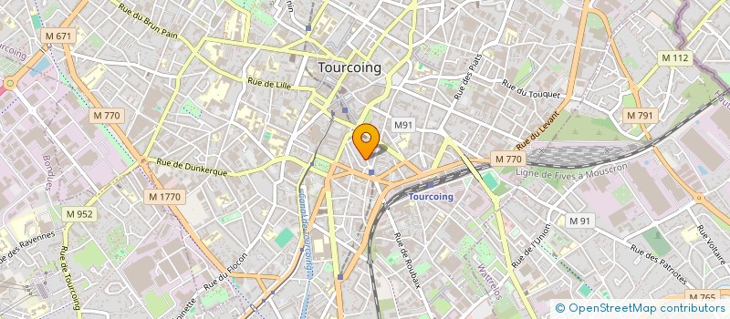 localisation de l'entreprise 848 805 909   TOURCOING