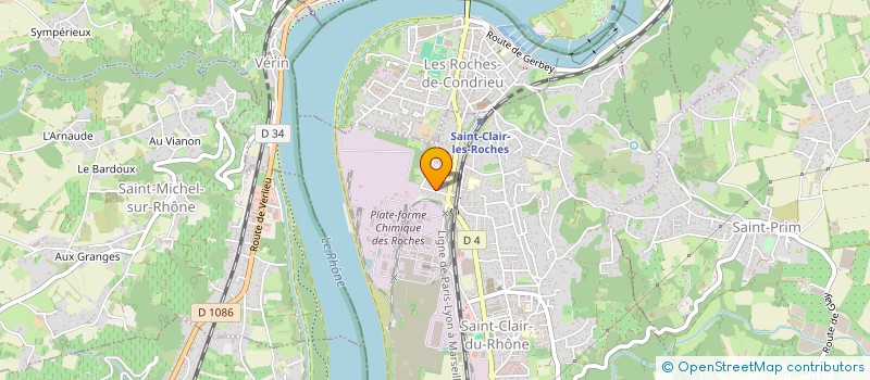 localisation de l'entreprise 848 806 881   SAINT-CLAIR-DU-RHONE