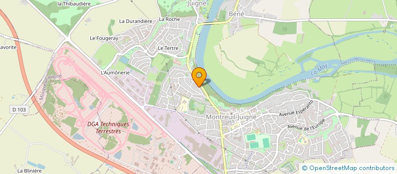 localisation de l'entreprise 848 807 830   MONTREUIL-JUIGNE