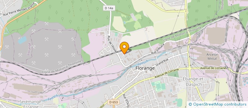 localisation de l'entreprise 848 836 821   FLORANGE