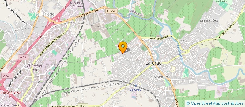 localisation de l'entreprise 848 853 008   FORCALQUEIRET