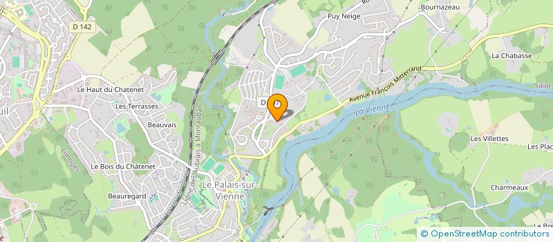 localisation de l'entreprise 848 862 710   LE PALAIS-SUR-VIENNE