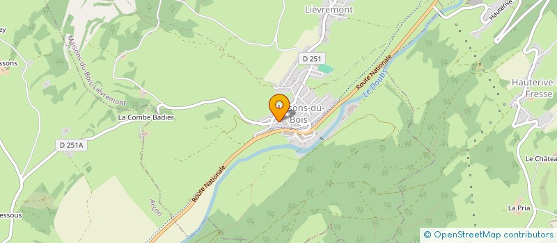 localisation de l'entreprise 848 874 194   MAISONS-DU-BOIS-LIEVREMONT