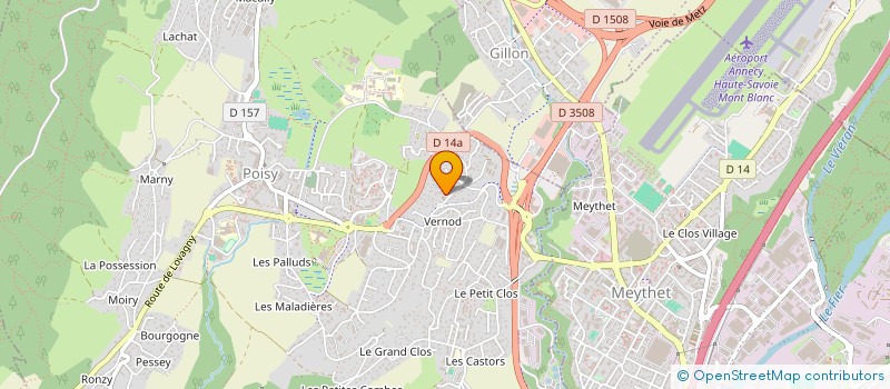 localisation de l'entreprise 848 880 712   POISY