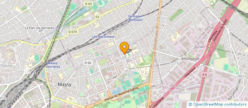 localisation de l'entreprise 848 883 500 à MASSY
