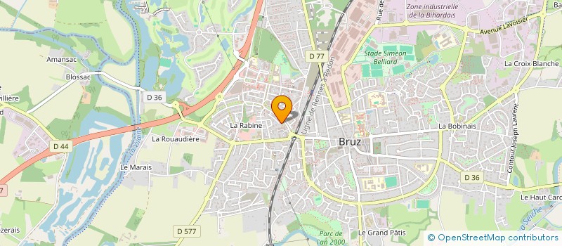 localisation de l'entreprise 848 908 190   BRUZ