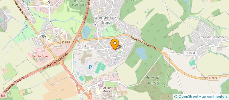 localisation de l'entreprise 848 920 542   METZ