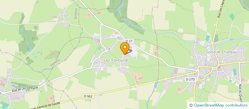 localisation de l'entreprise 848 929 774   LEZ-FONTAINE