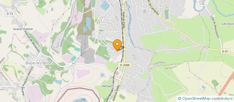 localisation de l'entreprise 848 934 543   CARMAUX