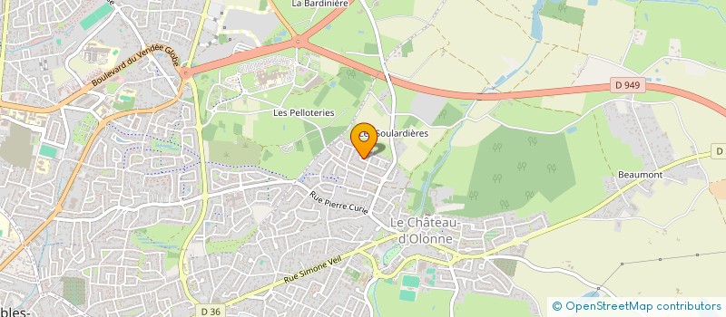 localisation de l'entreprise 848 982 492  à LES SABLES D'OLONNE