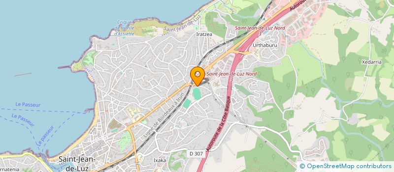 localisation de l'entreprise 848 986 337   SAINT-JEAN-DE-LUZ